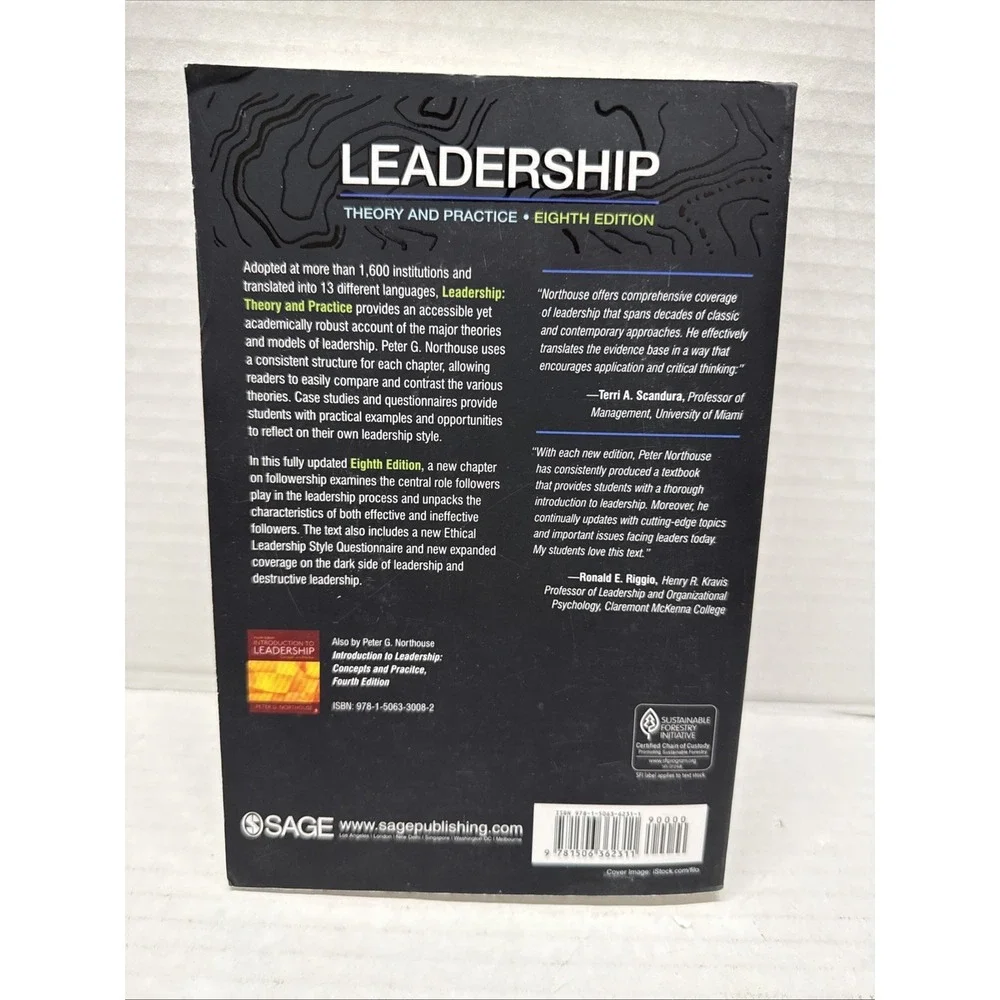 Leadership : Theory and Practice by Peter G. Northouse (2018, Trade Paperback)